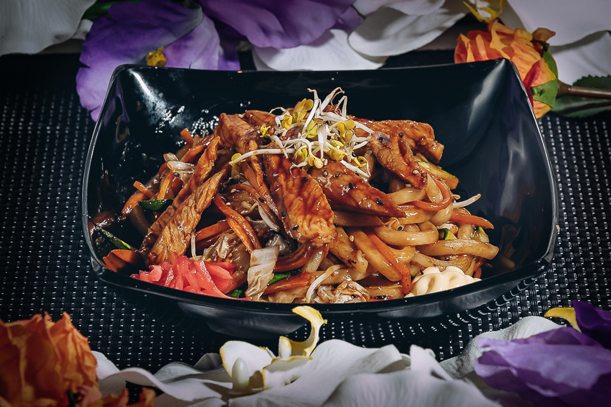 Yakiudon Verdure e Carne